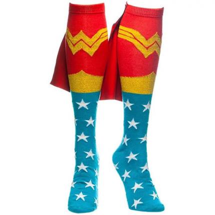 Chaussettes Wonder Woman avec Capes