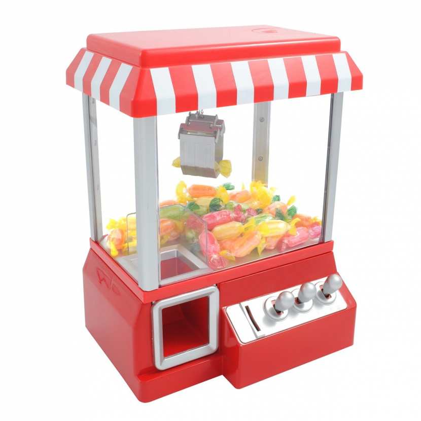 Alacritua Machine à Pinces pour Enfants Machine Attrape Bonbon avec  Lumières Et Musique Machine Attrape Bonbon Candy Grabber Cadeaux pour  Filles à